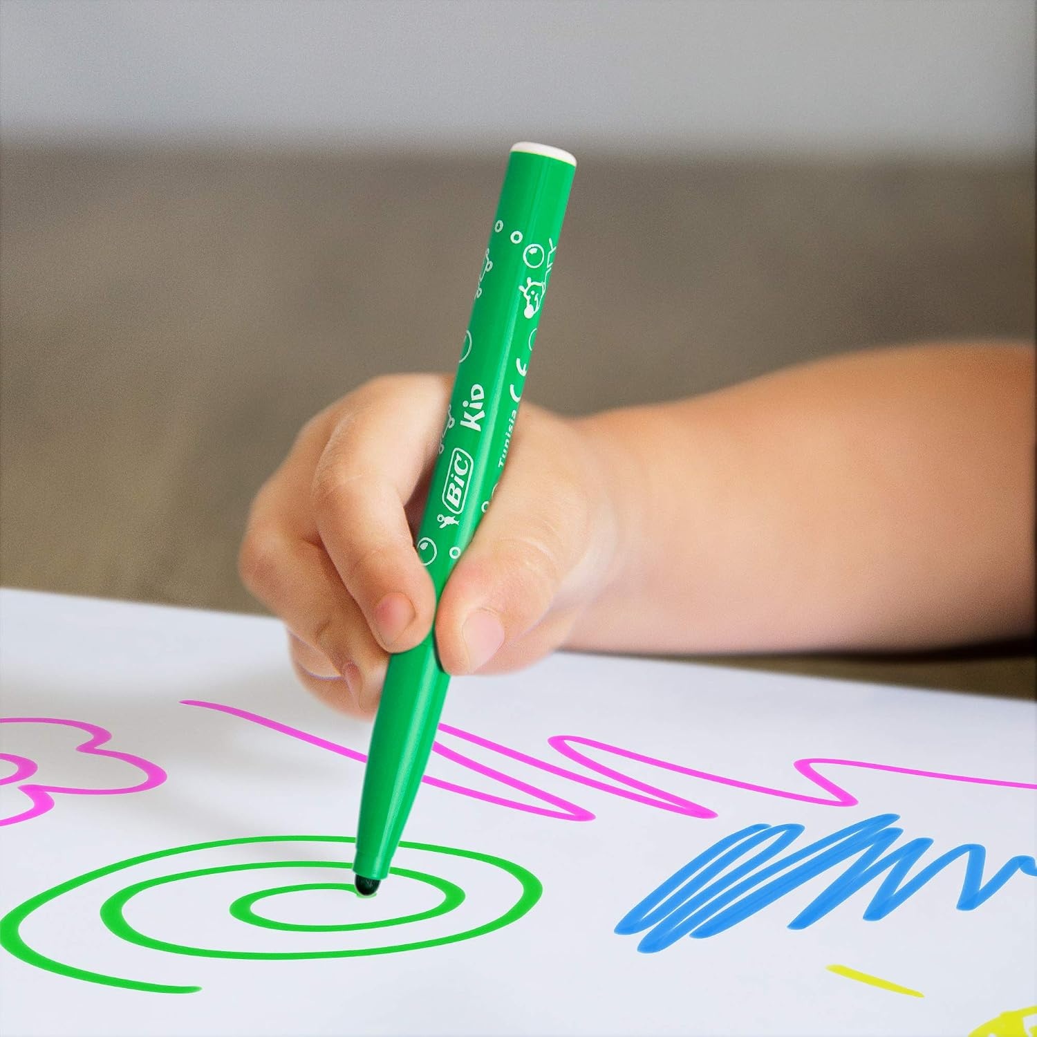 image:imageBIC Childs First Magic Marker Assorted Colors 96Count8 Count Pack of 12