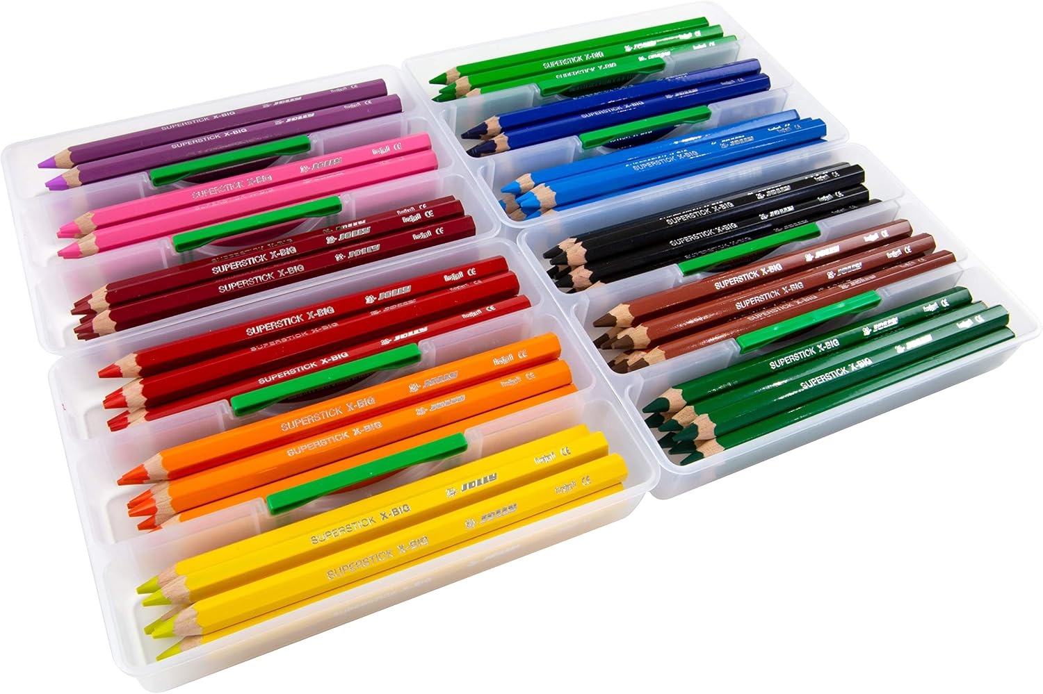 image:imageJolly XBig Jumbo Colored Pencils Set of 12 Perfect for Special Needs Art Therapy PreSchool and Early Learners Multicolor 30990001Multicolor