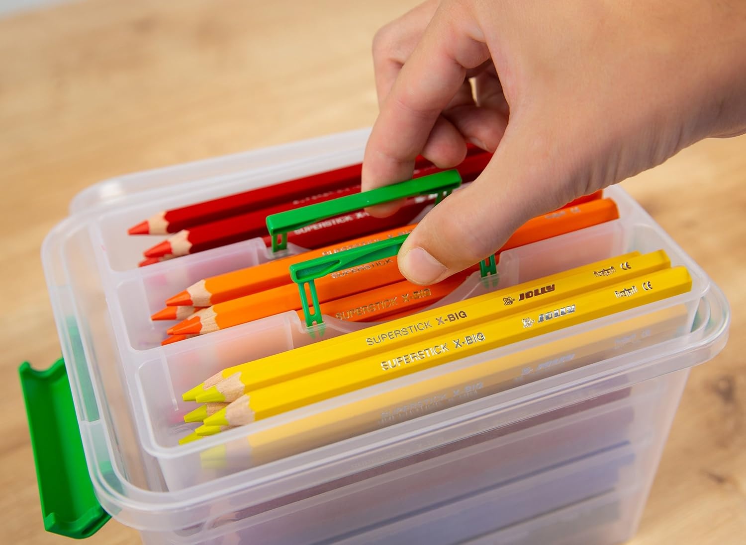 image:imageJolly XBig Jumbo Colored Pencils Set of 12 Perfect for Special Needs Art Therapy PreSchool and Early Learners Multicolor 30990001Multicolor