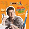 image:imageBIC 4 Color Retractable Ballpoint Pen SpiderMan Design 2Count2Count Pack of 1