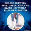 image:imageBIC 4 Color Retractable Ballpoint Pen SpiderMan Design 2Count2Count Pack of 1