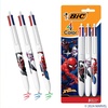 image:imageBIC 4 Color Retractable Ballpoint Pen SpiderMan Design 2Count3Count Pack of 1