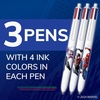 image:imageBIC 4 Color Retractable Ballpoint Pen SpiderMan Design 2Count3Count Pack of 1