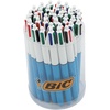 image:imageBIC 4 Colours All In One Multi Coloured Retractable Ballpoint Pens Medium 10mm Green Blue Red Black 5 Per Pack1 Count Pack of 36