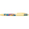 image:imageBIC 4 Colours All In One Multi Coloured Retractable Ballpoint Pens Medium 10mm Green Blue Red Black 5 Per Pack1 Count Pack of 5