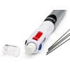 image:imageBIC 4Color 31 Retractable Ballpoint Pen 07 mm Pencil 1 CountRed  Blue  Black Ink
