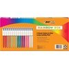 image:imageBIC 4Color Rainbow Shine Limited Edition Set Box of 15 Pens Retractable Ball Pens Medium Point 10mmBlack  Blue  Green  Red Ink