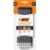 image:imageBIC Evolution Cased Pencil 2 Lead Yellow Barrel 24Count PGEYP241BLKGray