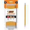 image:imageBIC Evolution Cased Pencil 2 Lead Yellow Barrel 24Count PGEYP241BLKYellow