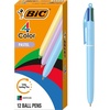 image:imageBIC Gel Pen 10 mm Point Assorted Ink 12CountBlack  Blue  Green  Red Ink