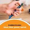 image:imageBIC Gel Pen 10 mm Point Assorted Ink 12CountBlack  Blue  Green  Red Ink