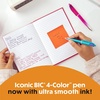 image:imageBIC Gel Pen 10 mm Point Assorted Ink 12CountPurple  Black  Blue  Red Ink