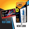 image:imageBIC Intensity Black Permanent Markers Fine Point 12Count Pack of MarkersBlue
