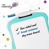 image:imageBIC Intensity Dry Erase Kit With 9 Dry Erase Markers and 1 DualSided Dry Erase Board Bullet Tip 28mm Assorted0W x 01H Pack of 2