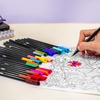 image:imageBIC Intensity Felt Tip Pens Vibrant Colouring Pens School Supplies for Kids or Adults 24 Pack24 Count Pack of 1
