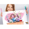 image:imageBIC Kids Kid Couleur Felt Tip Colouring Pens  Assorted Colours Cardboard Wallet of 241 Count Pack of 18
