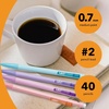 image:imageBIC Xtra Smooth Bright Edition Mechanical Pencils 07 mm Medium Point Bulk School Supplies for Students and Teachers 40Count PackPastel Edition