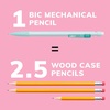 image:imageBIC Xtra Smooth Bright Edition Mechanical Pencils 07 mm Medium Point Bulk School Supplies for Students and Teachers 40Count PackPastel Edition