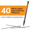 image:imageBIC Xtra Smooth Bright Edition Mechanical Pencils 07 mm Medium Point Bulk School Supplies for Students and Teachers 40Count Packblack