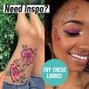 image:imageBODYMARK Temporary Tattoo Markers 8Count Color Collection SkinSafeColor Set