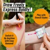 image:imageBODYMARK Temporary Tattoo Markers 8Count Color Collection SkinSafeColor Set
