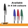 image:imageBiC Cristal Original Ballpoint Pens Assorted Colours Pack of 4Black