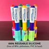 image:imageBig Bee Little Bee  Marker Parker Holder to Keep Markers Organized Fits Most Broad and Fine Tip Markers 100 Silicone As Seen on Shark TankMarigold 1Pack
