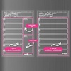 image:imageCHALKY CROWN Acrylic Magnetic Weekly Planner  Clear  145 x 1021 Pack