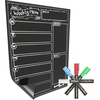 image:imageCHALKY CROWN Acrylic Magnetic Weekly Planner  Clear  145 x 1021 Pack