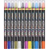 image:imageCHALKY CROWN Dual Tip Acrylic Paint Markers  Assorted  12 Pack6mm  12 Pack
