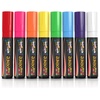 image:imageCHALKY CROWN Jumbo Liquid Chalk Markers  Bold Colors  8 Pack 15mmBold 15mm  8 Pack