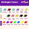 image:imageCHALKY CROWN Jumbo Liquid Chalk Markers  Bold Colors  8 Pack 15mmBold 6mm  20 Pack