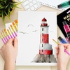 image:imageCHALKY CROWN Large Watercolor Paper Pad  White  2 Pack 64 Sheets2 Pack