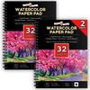 image:imageCHALKY CROWN Large Watercolor Paper Pad  White  2 Pack 64 Sheets2 Pack