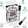 image:imageCHALKY CROWN White Liquid Chalk Markers  White  5 Pack 6mm TipBlack