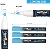 image:imageCHALKY CROWN White Liquid Chalk Markers  White  5 Pack 6mm TipBlue