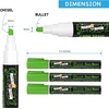 image:imageCHALKY CROWN White Liquid Chalk Markers  White  5 Pack 6mm TipGreen