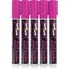 image:imageCHALKY CROWN White Liquid Chalk Markers  White  5 Pack 6mm TipPink