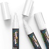 image:imageCHALKY CROWN White Liquid Chalk Markers  White  5 Pack 6mm TipWhite