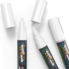 image:imageCHALKY CROWN White Liquid Chalk Markers  White  5 Pack 6mm TipWhite