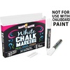 image:imageCHALKY CROWN White Liquid Chalk Markers  White  5 Pack 6mm TipWhite