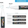 image:imageCHALKY CROWN White Liquid Chalk Markers  White  5 Pack 6mm TipWhite