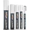 image:imageCHALKY CROWN White Liquid Chalk Markers  White  5 Pack 6mm TipWhite