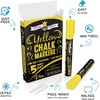 image:imageCHALKY CROWN White Liquid Chalk Markers  White  5 Pack 6mm TipYellow