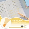 image:imageCgerma Highlighters 36 Pack Chisel Tip Green Highlighter Bright ColorsQuickly Drying Perfect for Students Kids Adults Classroom School OfficePastel yellow