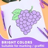 image:imageCgerma Highlighters 36 Pack Chisel Tip Green Highlighter Bright ColorsQuickly Drying Perfect for Students Kids Adults Classroom School OfficePurple