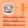 image:imagePeanut Crayons for Kids 36 Colors Washable Toddler Crayon NonToxic Baby Crayon for Ages 24 48  Large Crayons for Toddlers 13 Coloring Art Supplies Back to School Gift for BoysampGirlsMulticolor