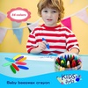 image:imagePeanut Crayons for Kids 36 Colors Washable Toddler Crayon NonToxic Baby Crayon for Ages 24 48  Large Crayons for Toddlers 13 Coloring Art Supplies Back to School Gift for BoysampGirlsMulticolor
