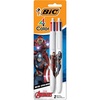 image:imageBIC 4 Color Retractable Ballpoint Pen SpiderMan Design 2Count2Count Pack of 1