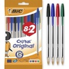 image:imageBIC Cristal Original Ballpoint  Comfortable Biro Pens Medium Point 10mm Assorted Colours Pack of 10Assorted  82
